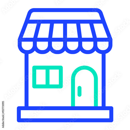 Shop Vector Icon Design Illustration