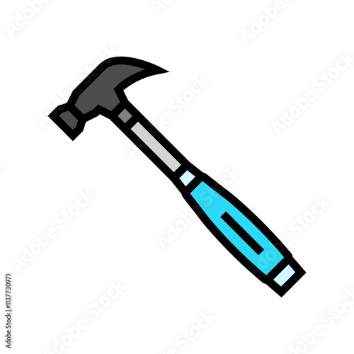hammer car repair tool color icon vector. hammer car repair tool sign. isolated symbol illustration