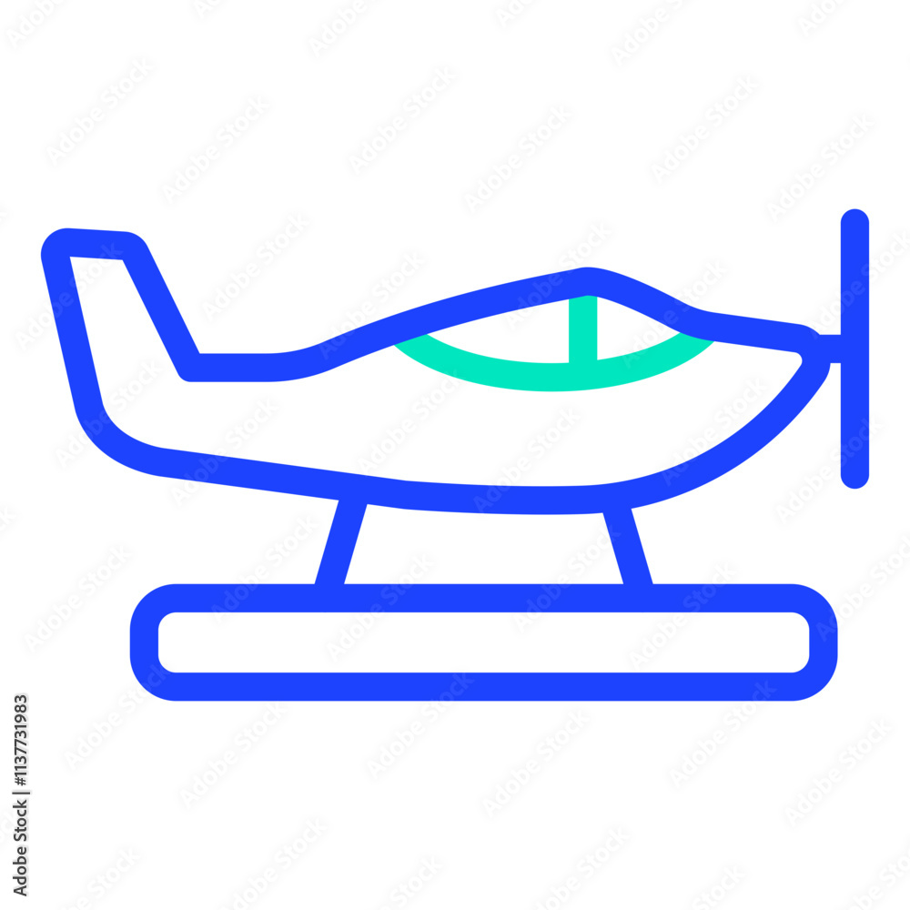Plane Vector Icon Design Illustration Plane Vector Icon Design Illustration