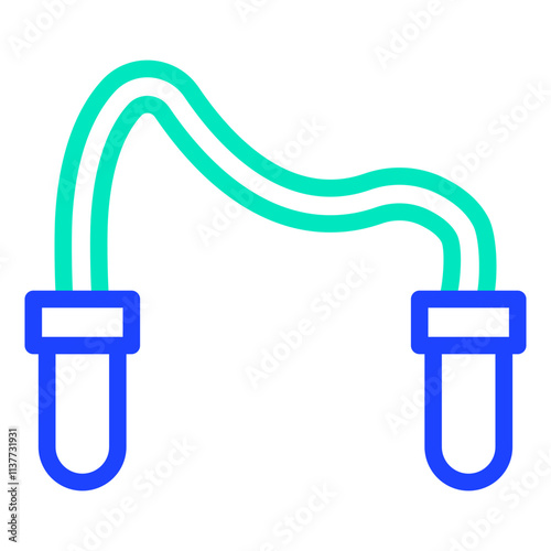 Jumping rope Vector Icon Design Illustration