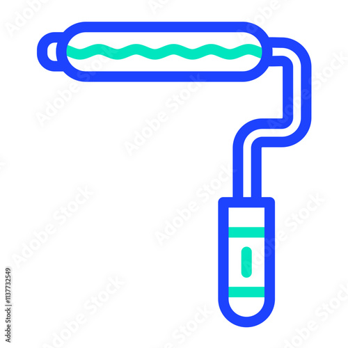 Paint roller Vector Icon Design Illustration