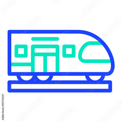 Train Vector Icon Design Illustration