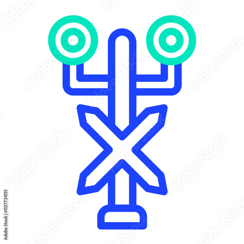 Traffic signal Vector Icon Design Illustration