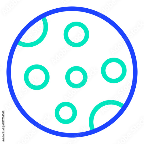 Moon phase Vector Icon Design Illustration