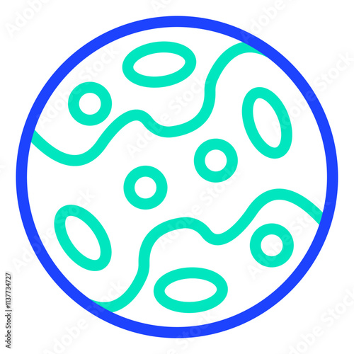 Pluto Vector Icon Design Illustration