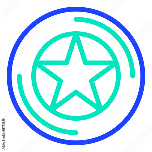 Frisbee Vector Icon Design Illustration