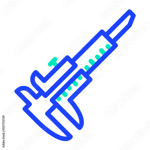Caliper Vector Icon Design Illustration