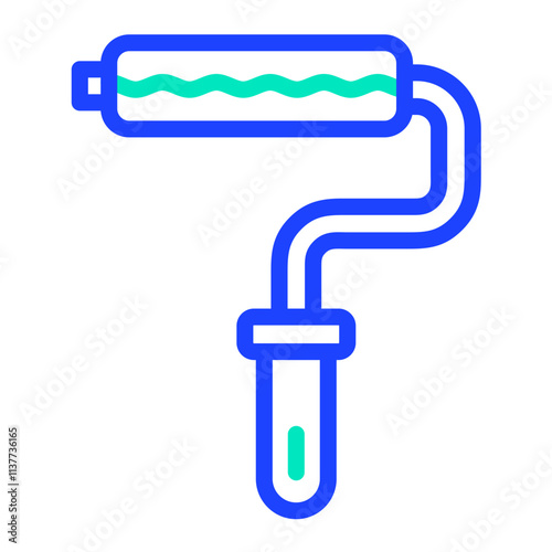 Paint roller Vector Icon Design Illustration