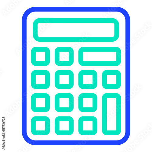 Calculator Vector Icon Design Illustration