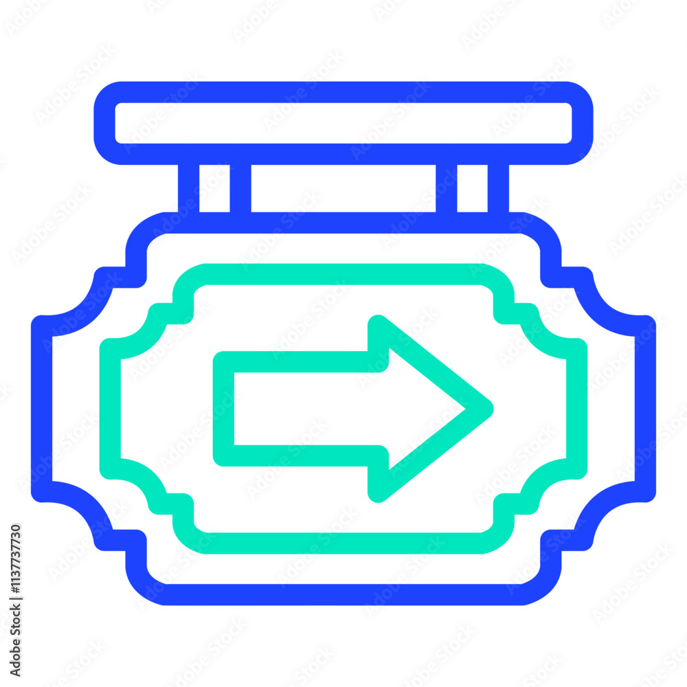 Department sign Vector Icon Design Illustration