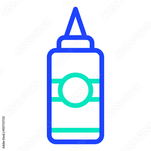 Ketchup Vector Icon Design Illustration