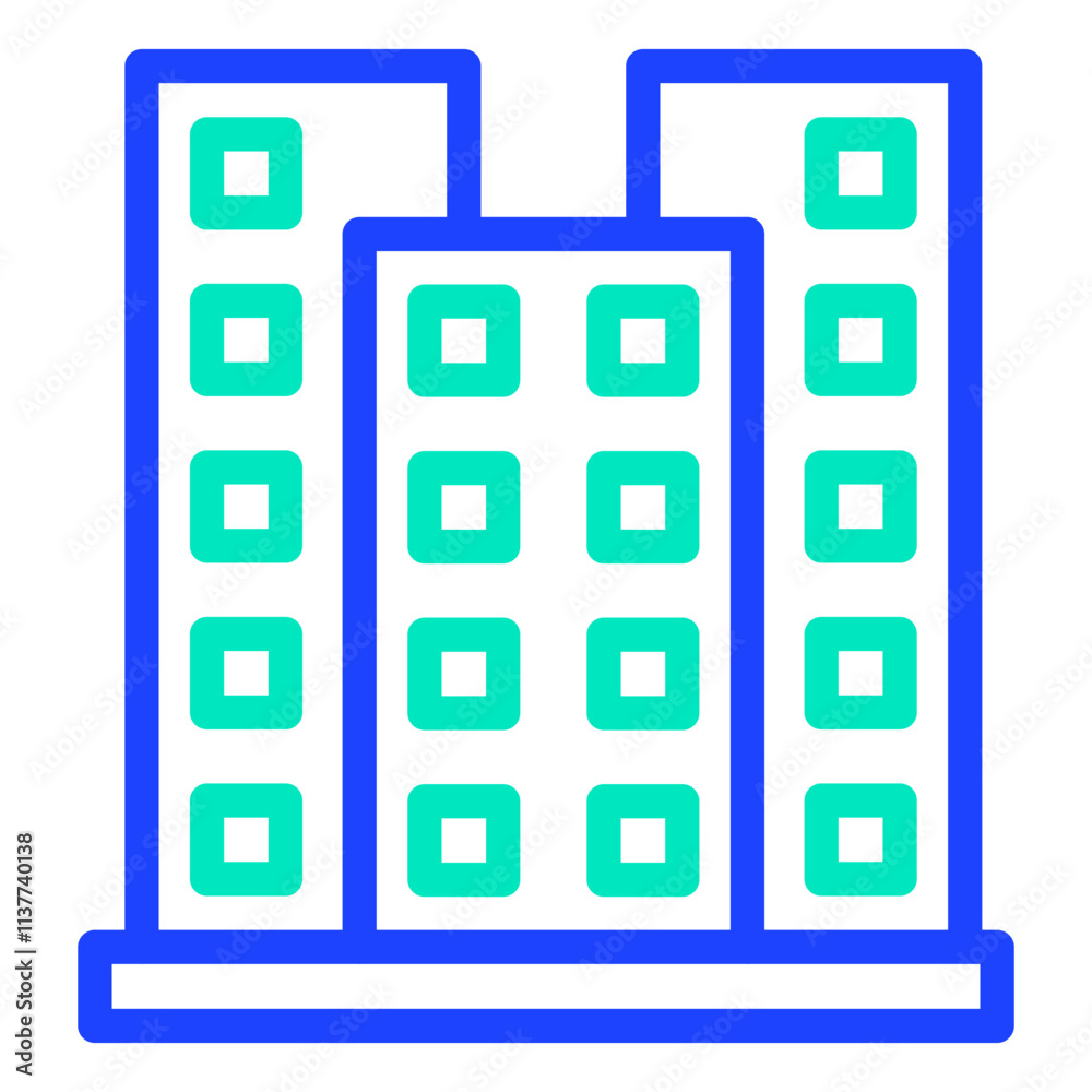 Skycraper Vector Icon Design Illustration Skycraper Vector Icon Design Illustration
