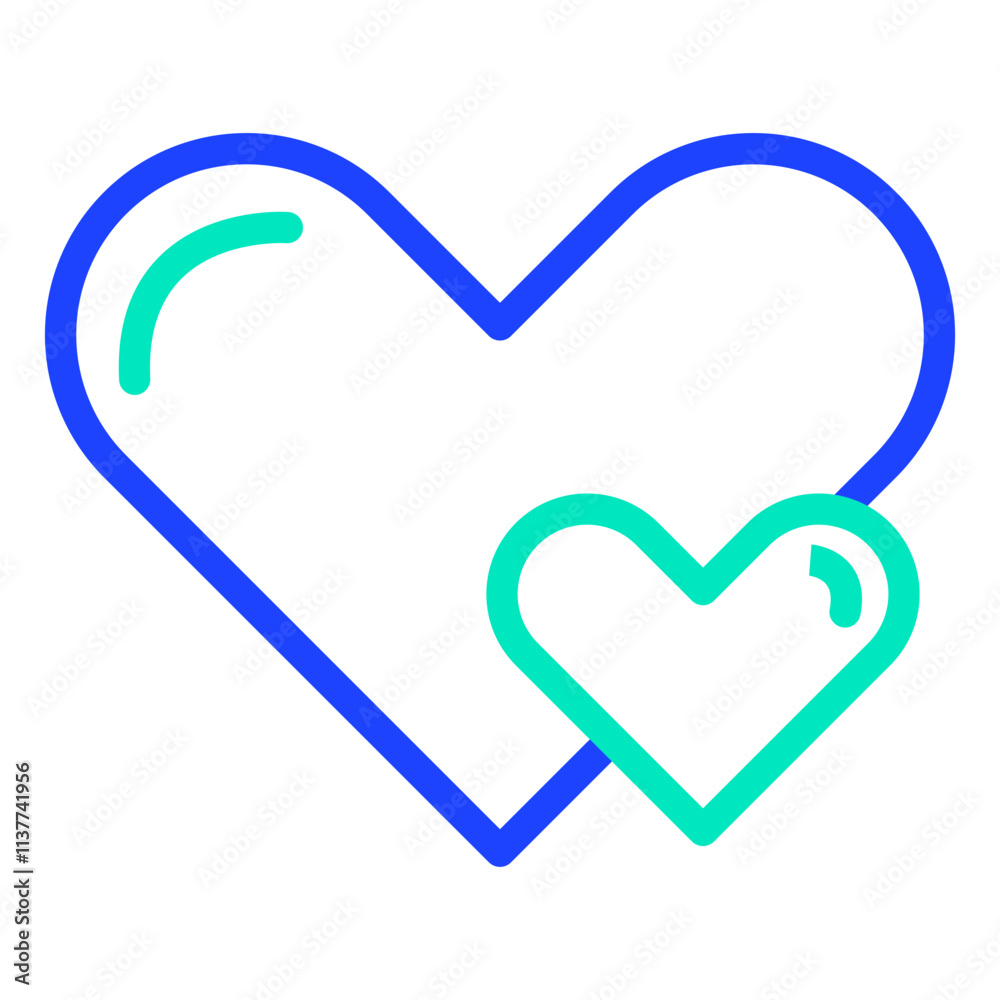 Hearts Vector Icon Design Illustration Hearts Vector Icon Design Illustration