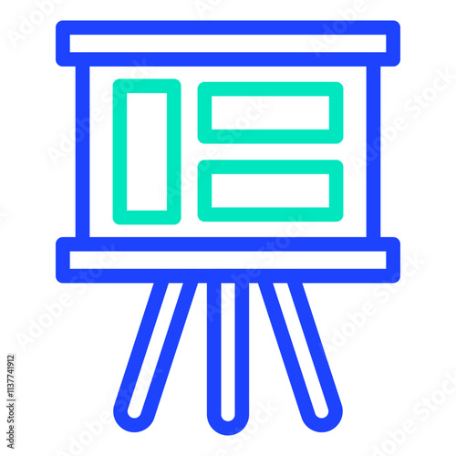 Story board Vector Icon Design Illustration