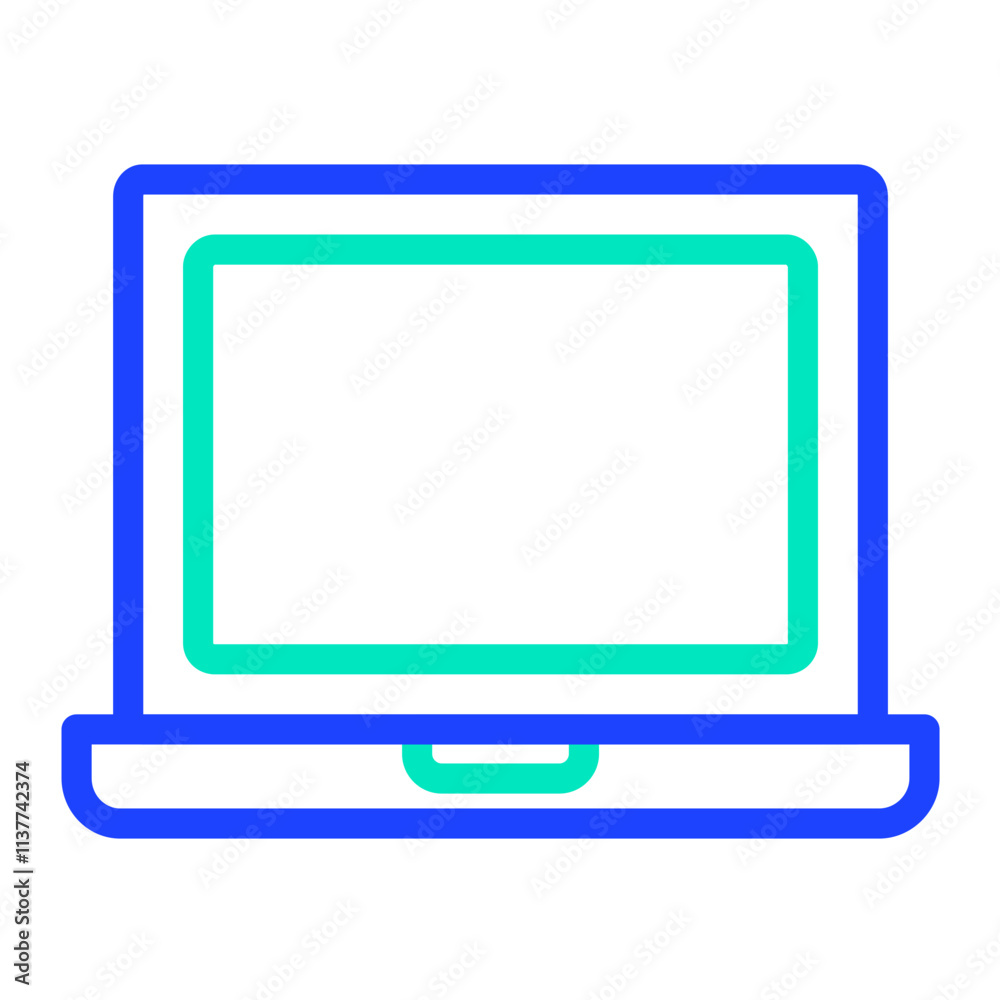Laptop Vector Icon Design Illustration Laptop Vector Icon Design Illustration