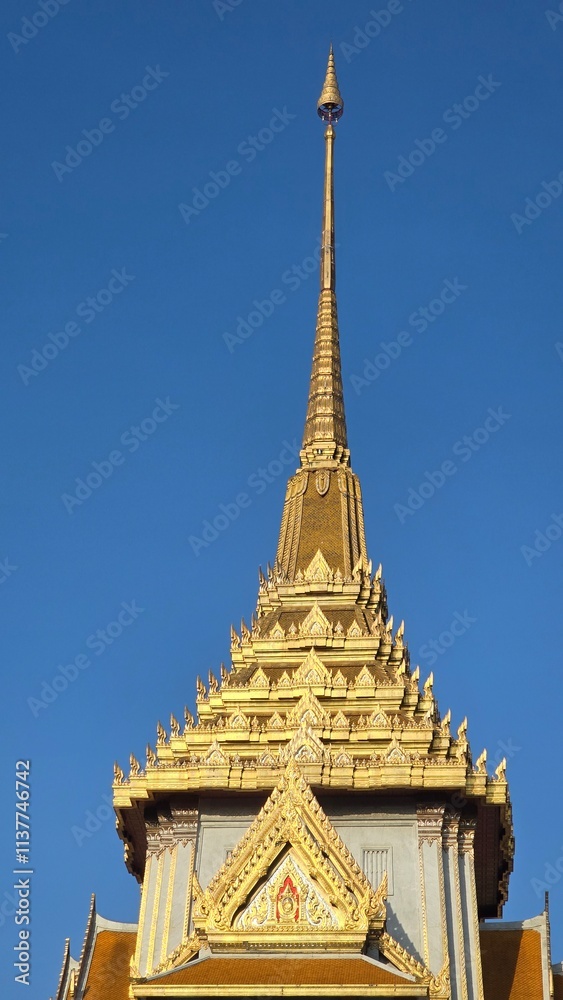 Fototapeta premium roof of temple city