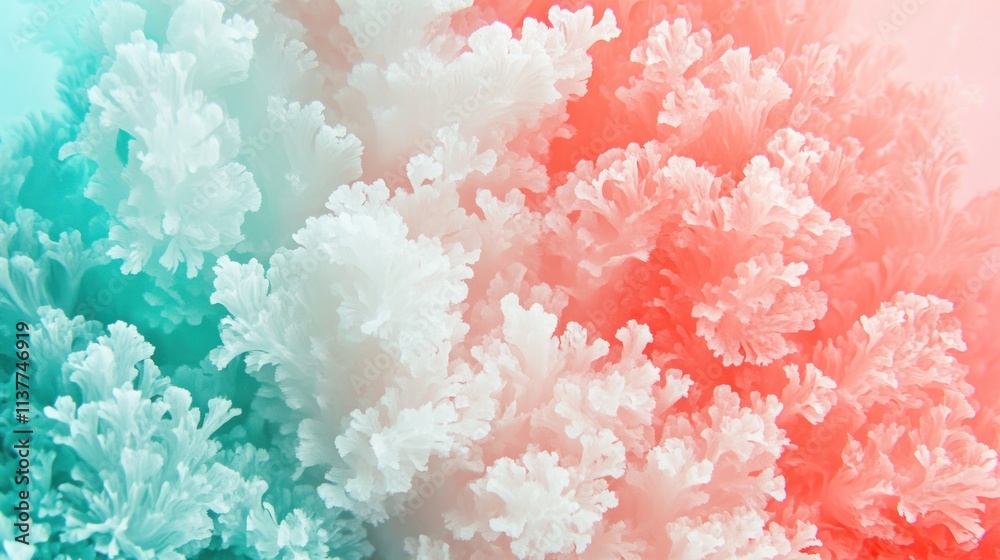 Fototapeta premium Abstract Coral Reef Color Gradient Texture