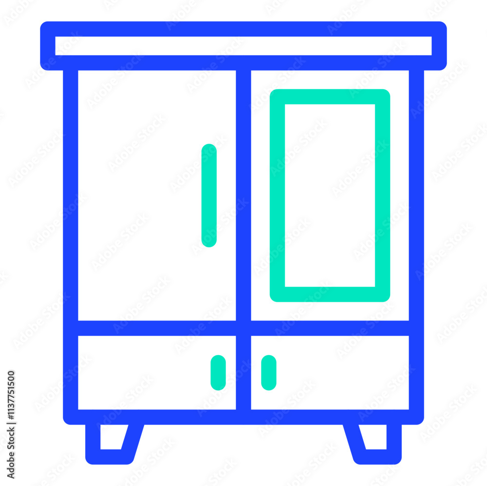 Wardrobe Vector Icon Design Illustration Wardrobe Vector Icon Design Illustration