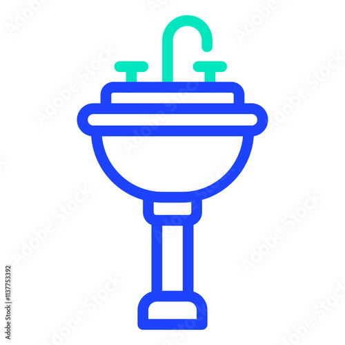 Sink Vector Icon Design Illustration
