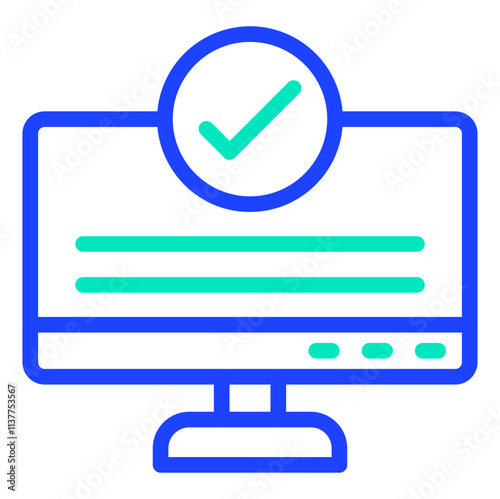 Checking Vector Icon Design Illustration