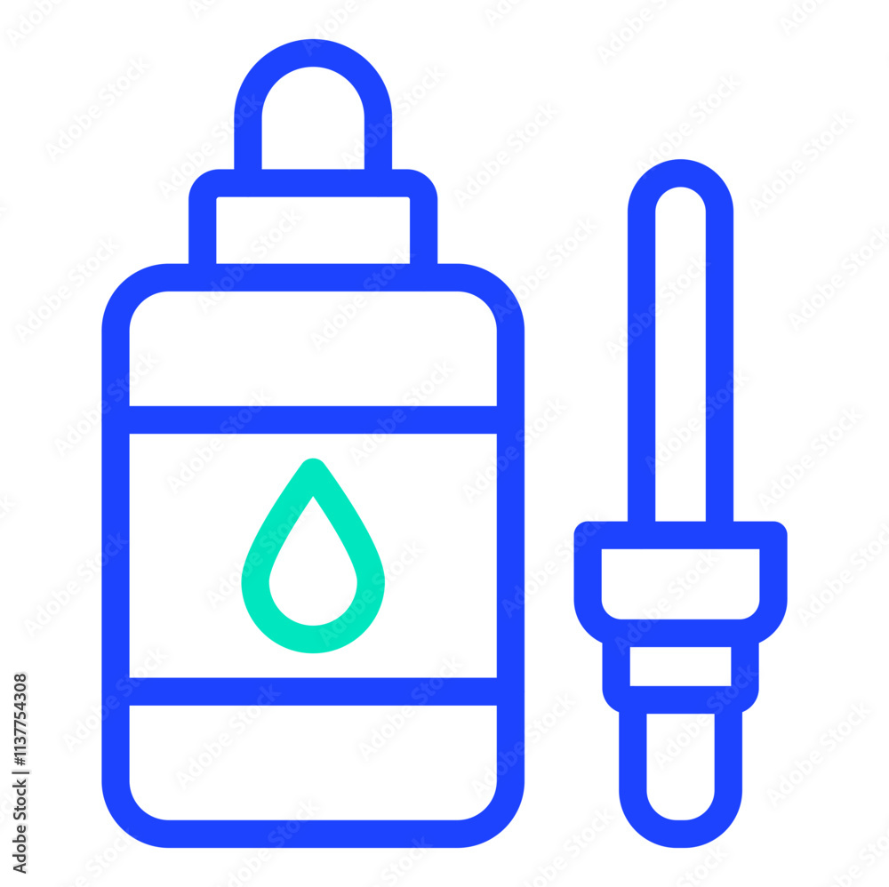 Correction Fluid Vector Icon Design Illustration Correction Fluid Vector Icon Design Illustration