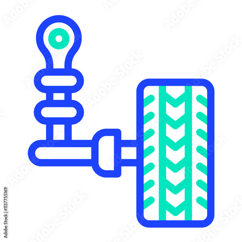 Auto suspension Vector Icon Design Illustration