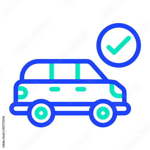 Car protection Vector Icon Design Illustration