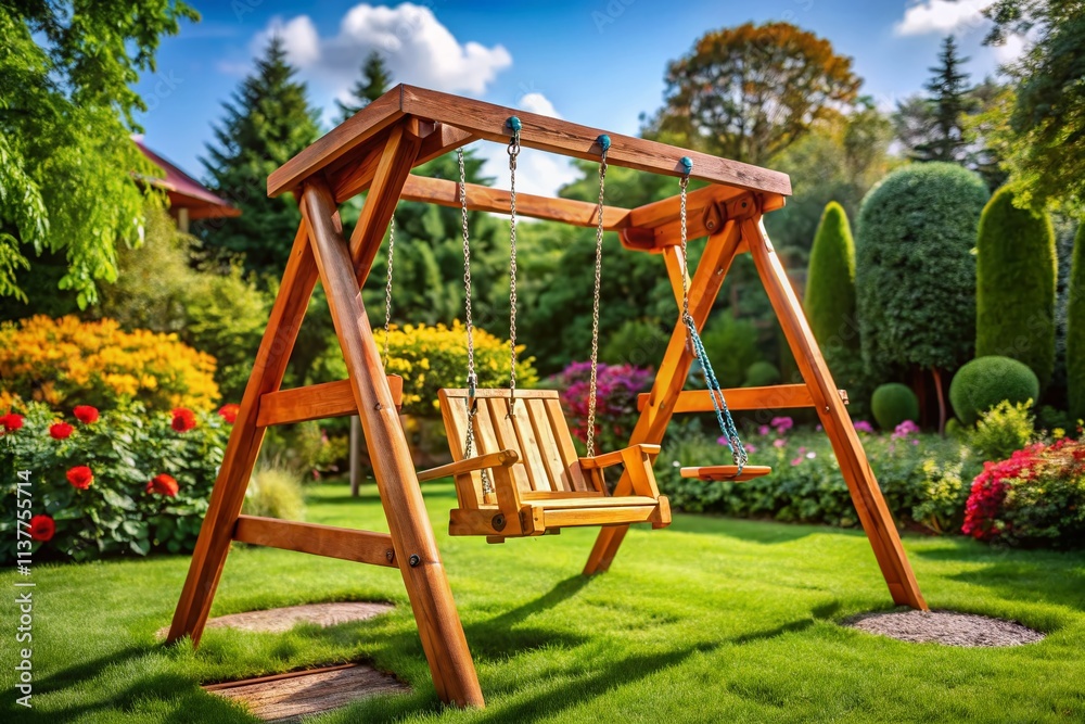 Outdoor Garden Swing Set Photoshoot: Relaxing Patio Swing Chair Images, Backyard Hammock Swing, Porch Swing, Wooden Swing, Kids Swing Set Pictures Outdoor Garden Swing Set Photoshoot: Relaxing Patio Swing Chair Images, Backyard Hammock Swing, Porch Swing, Wooden Swing, Kids Swing Set Pictures