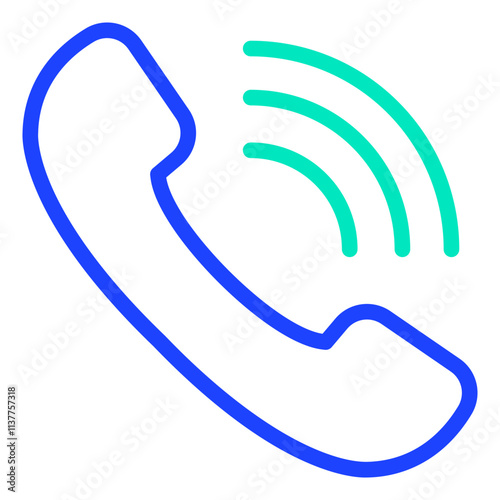 Contacting Vector Icon Design Illustration