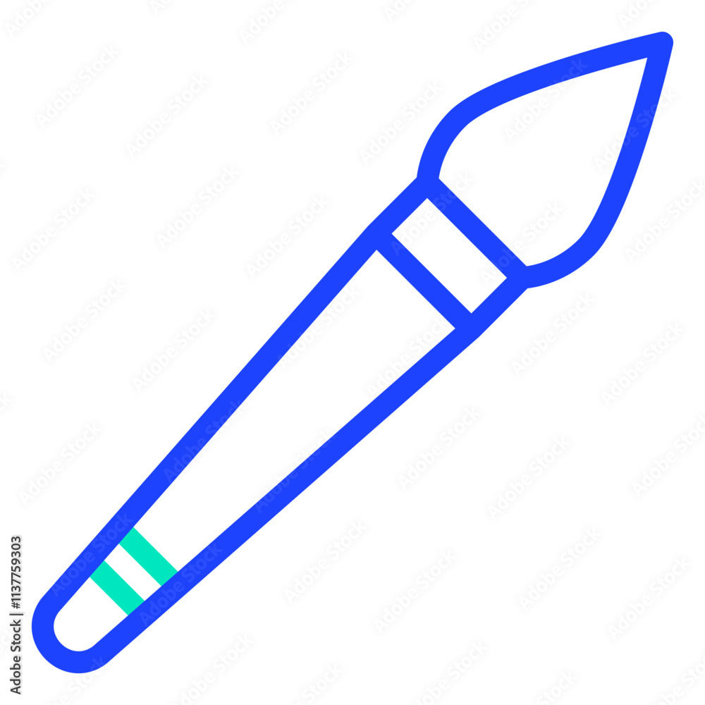 Brush Vector Icon Design Illustration Brush Vector Icon Design Illustration