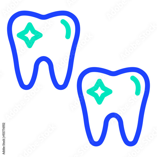 Teeth Vector Icon Design Illustration