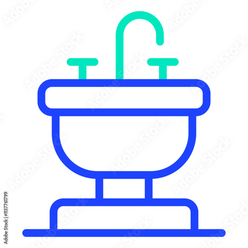 Sink Vector Icon Design Illustration