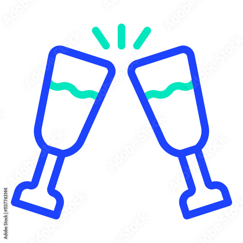 Alcoholic Drink Vector Icon Design Illustration