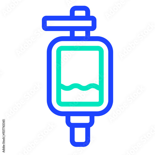 Urinal Vector Icon Design Illustration