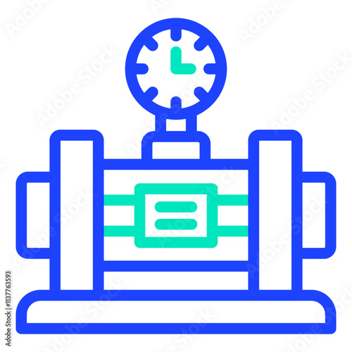 Gauge Vector Icon Design Illustration photo