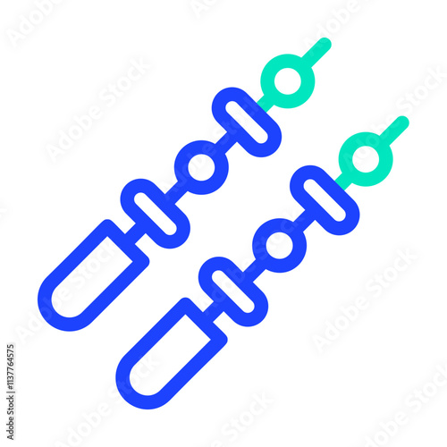 Kebab Vector Icon Design Illustration