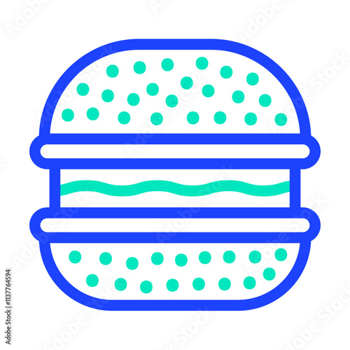 Macaroons Vector Icon Design Illustration