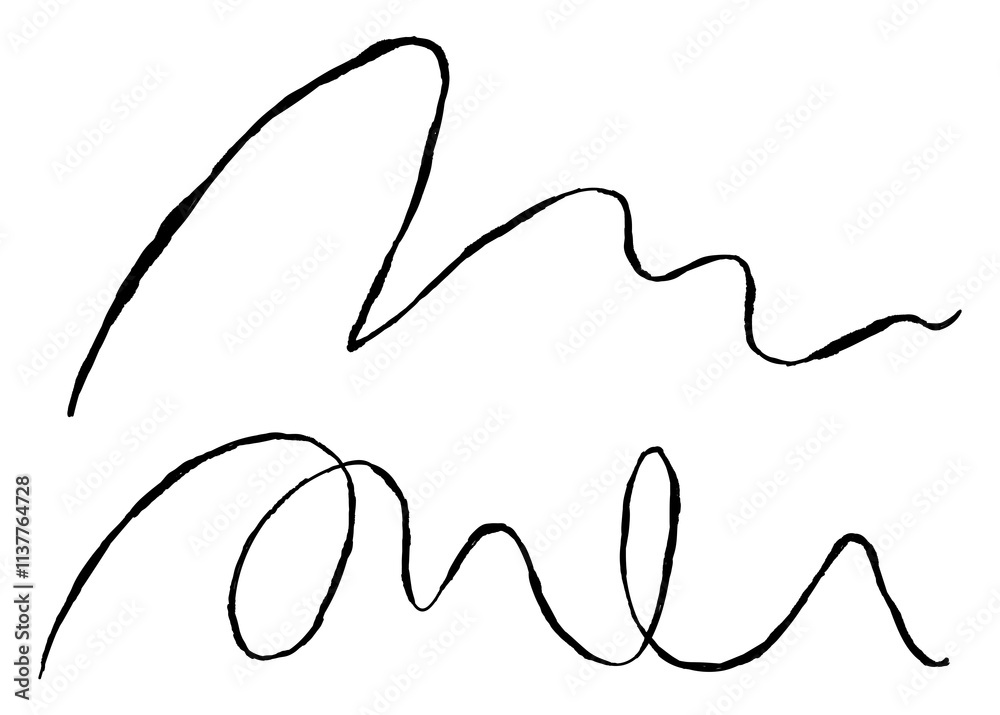 Png ink doodle line, transparent background Png ink doodle line, transparent background