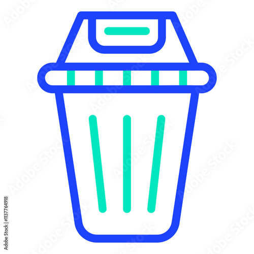 Trash Vector Icon Design Illustration