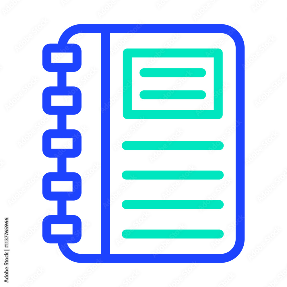 Planner Vector Icon Design Illustration Planner Vector Icon Design Illustration