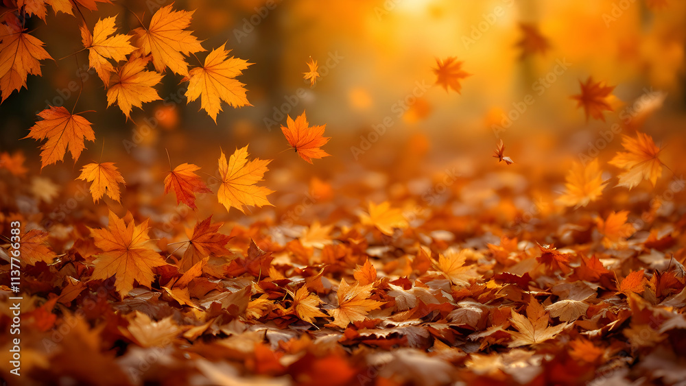 Autumnal Waltz: A Symphony of Falling Leaves
Autumnal Waltz: A Symphony of Falling Leaves