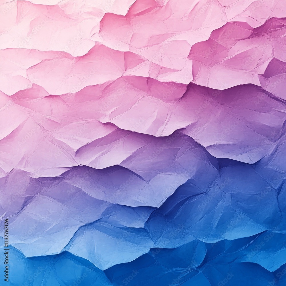Obraz premium Pink-Blue Gradient Abstract Digital Background, Generative AI
