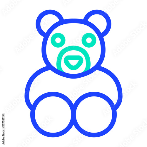 Bear Vector Icon Design Illustration