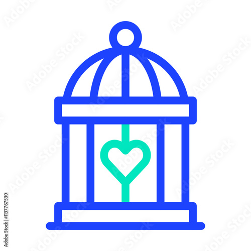 Cage Vector Icon Design Illustration