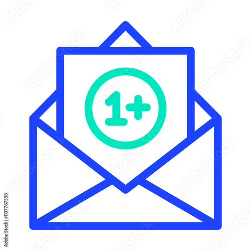 Unread Vector Icon Design Illustration