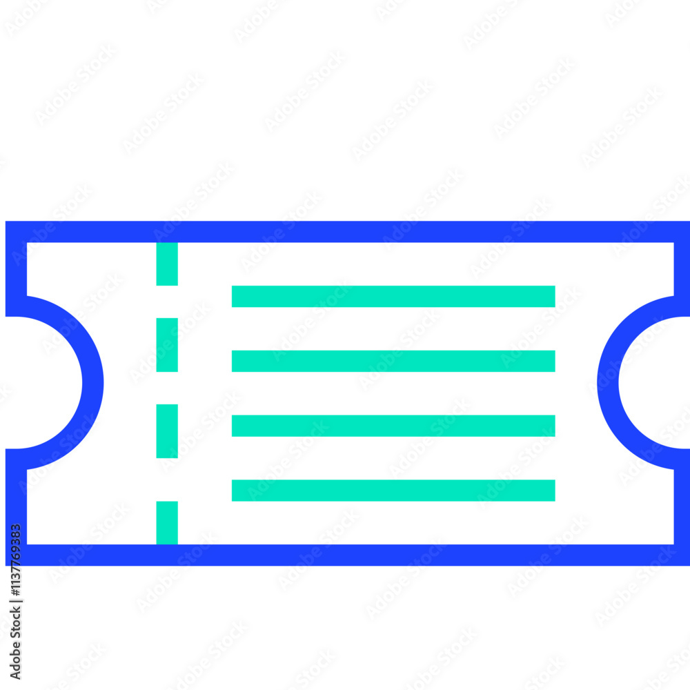 Plane ticket Vector Icon Design Illustration Plane ticket Vector Icon Design Illustration
