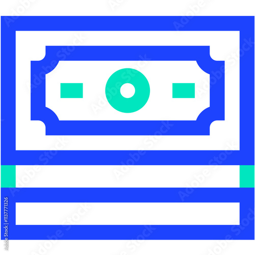 Obraz na plátně Cash Vector Icon Design Illustration