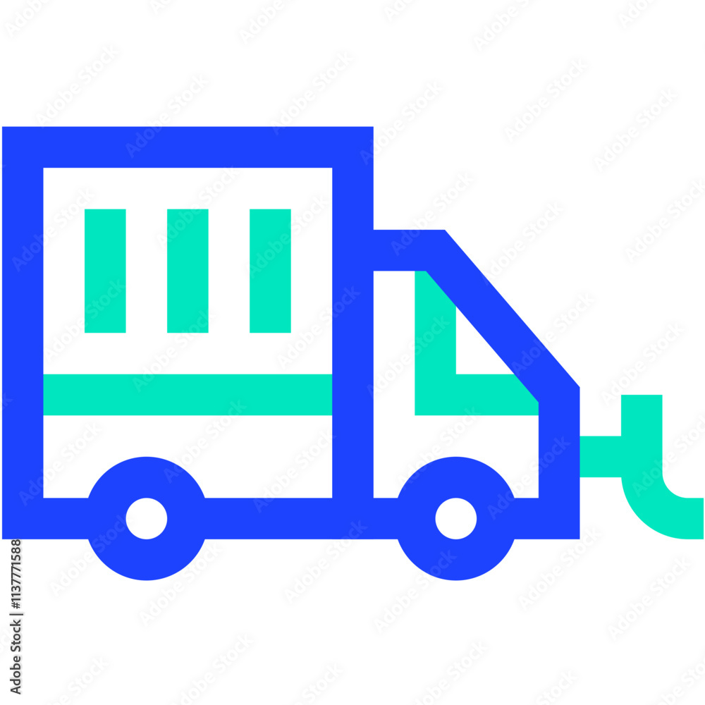 Garbage truck Vector Icon Design Illustration Garbage truck Vector Icon Design Illustration