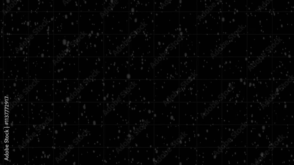 white snow black background. falling snow effect backdrop video, snow flurry transparent snow animation, falling snow or snow fall overlay transparent background.