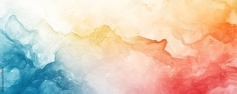 Obraz premium Simple Background in Pastel Colors with Abstract Design, Generative AI